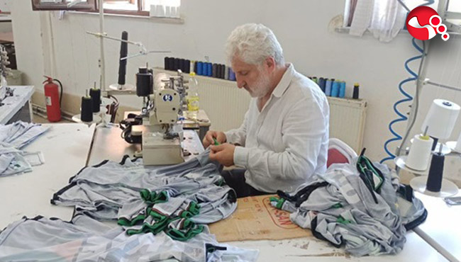 Gökçebey'den Türkiye'ye forma üretiyorlar