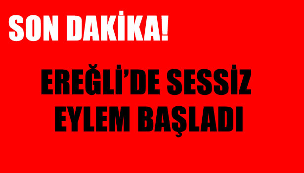 EREĞLİ'DE DURAN ADAM EYLEMİ