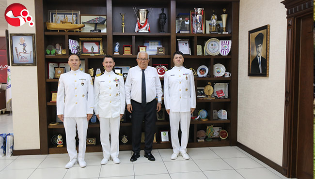 KOMUTANLAR, BAŞKAN POSBIYIK’I ZİYARET ETTİ