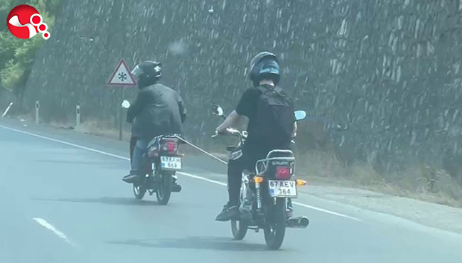 Motosiklet arızalanınca...