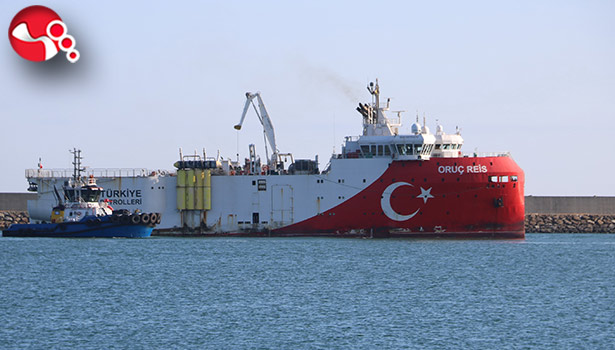 Oruç Reis Sismik Araştırma Gemisi, Filyos Limanı'na demirledi