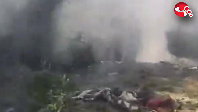 Çöp yangını ormana sıçradı