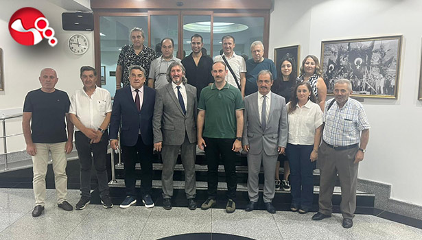 Gazetecilerden Vali Yardımcısı Muammer Balcı 'ya ziyaret..