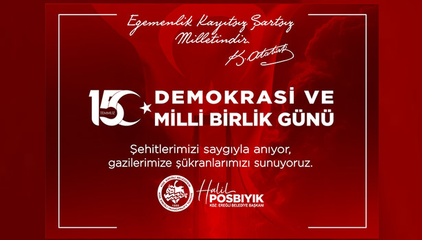 "Darbenin karşısındaki en önemli panzehir demokrasidir..."