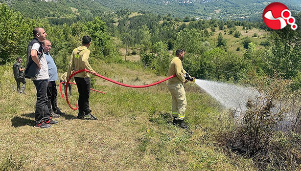 Yüksek gerilim hattı kopuverdi!