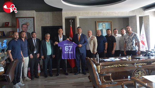 Kdz. Ereğli Belediyespor'dan Kaymakam Fatih Yılmaz'a ziyaret
