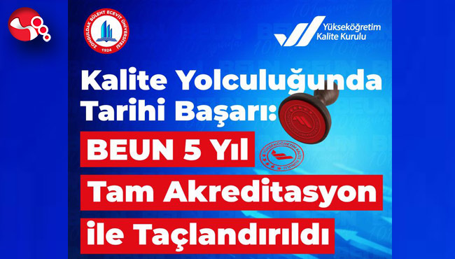 BEUN örnek bir başarıya daha imza attı!....