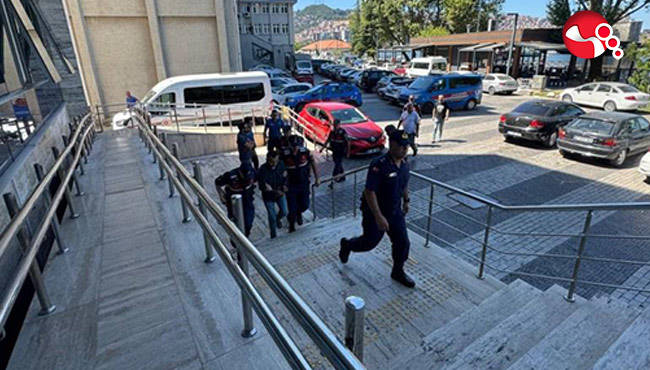 Zonguldak'taki cinayet şüphelisi adliyede