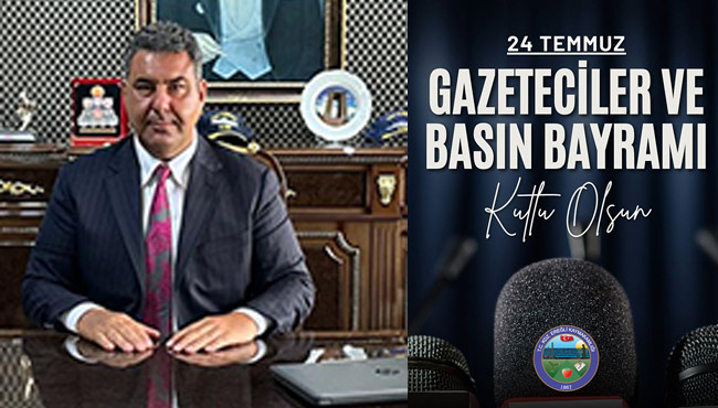 Kaymakam Yılmaz, 24 Temmuz Gazeteciler ve Basın Bayramını kutladı