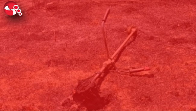 Tırpan motoru patlayınca!...