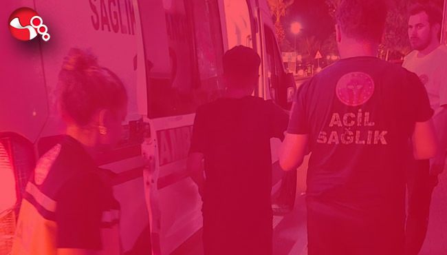 Motosikleti devirdi!....