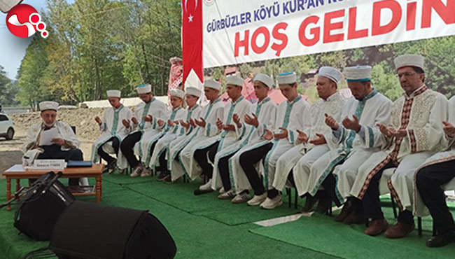 Gürbüzler Kur'an Kursundan icazet programı düzenlendi