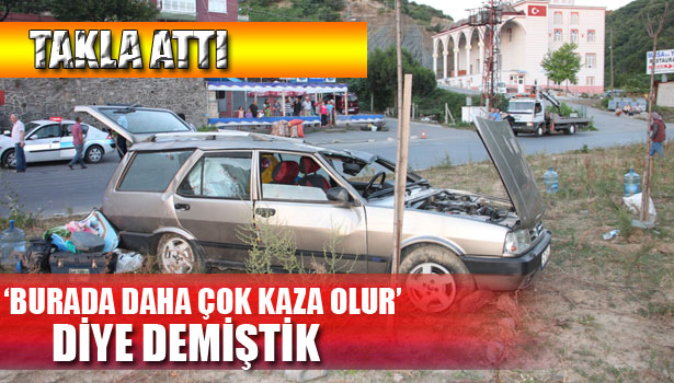 TAKLA ATTI... 3 YARALI...