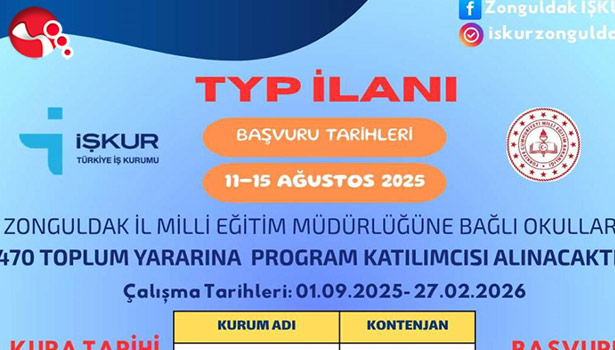 470 personel alınacak