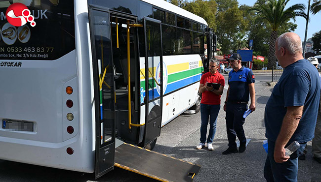 Güvenli ve konforlu ulaşım için denetimler devam ediyor