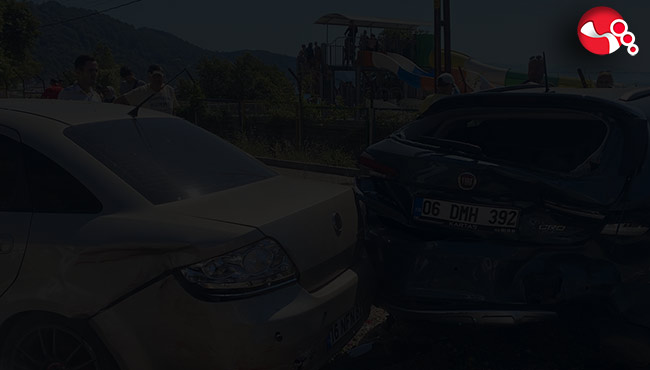 Ard arda 5 araç....