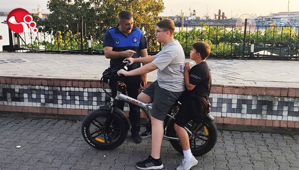 Sahilde denetimler devam ediyor….