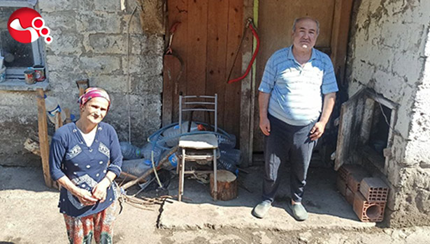 Yıkılmak üzere olan evde yaşam mücadelesi!....