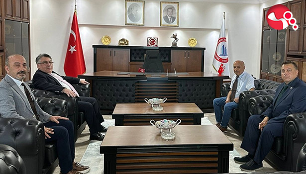 Başkan Prof. Dr. Sakallıoğlu’ndan Rektör Özölçer'e ziyaret