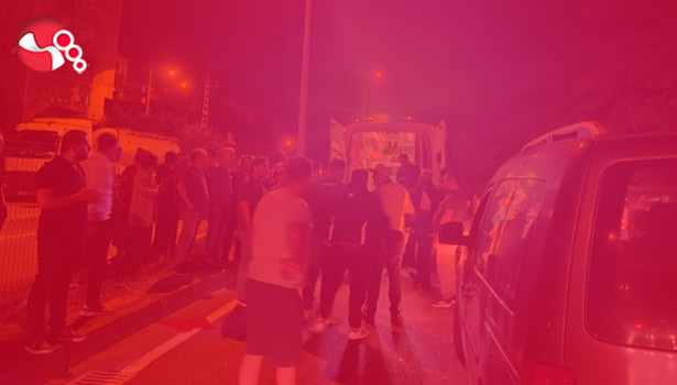 Motosikletliye çarptı