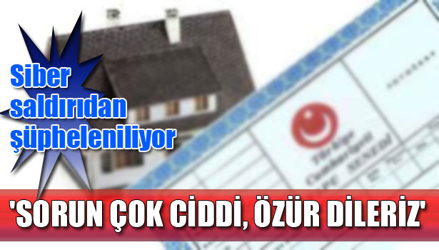 TAPU SİSTEMİ ÇÖKTÜ, ALIM SATIMLAR DURDU!