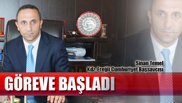 BAŞSAVCI GÖREVİNE BAŞLADI