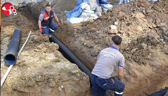 YENİ YERLEŞİM ALANLARINDA ALTYAPI ÇALIŞMALARI...