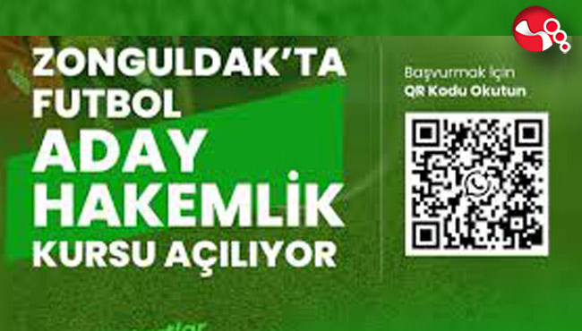 Futbol Aday Hakemlik Kursu açılacak…