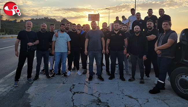 Oto kurtarıcılar eylem yaptı!