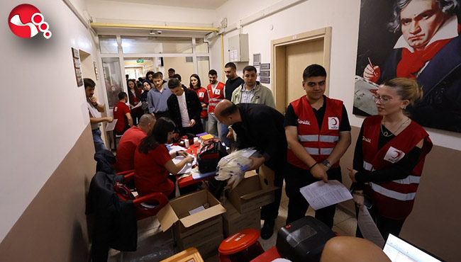 EEF'nde 113 ünite kan bağışı ile hedef aşıldı