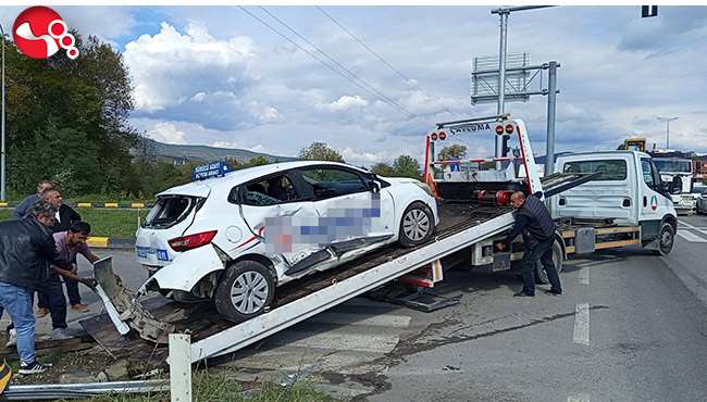 Işık ihlali kazaya neden oldu: 3 yaralı