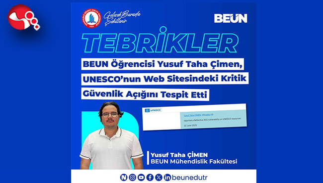 BEUN'lu öğrenciden büyük başarı