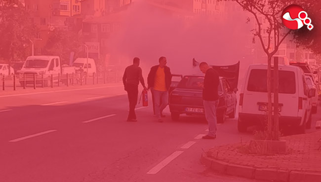 Alevlere teslim oldu