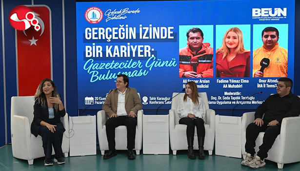 BEUN'da Gazeteciler Günü Buluşması paneli....