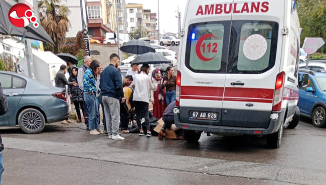 20 metre sürüklendi