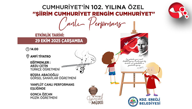 ŞİİRİM CUMHURİYET, RENGİM CUMHURİYET....