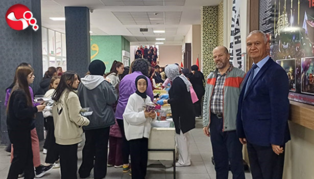 Filistin için hayır çarşısı açıldı