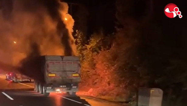 Aniden alevlere teslim oldu!...