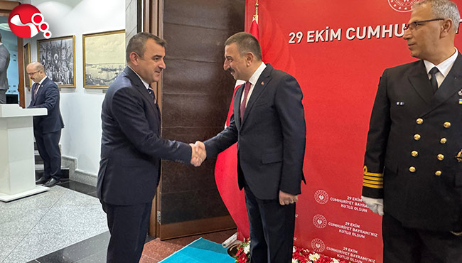 29 Ekim Cumhuriyet Bayramı tebrikat töreni gerçekleştirildi