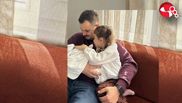 Bayramda çifte mutluluk yaşadılar