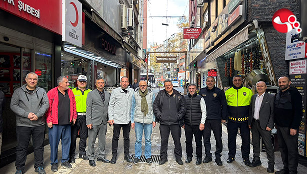 İl Emniyet Müdürü Sinan Ergen esnaflarla bir araya geldi