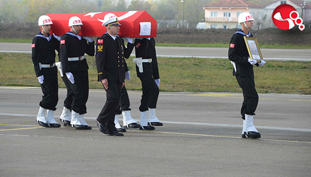 Şehit Nuri Özcan'ın naaşı Zongulldak'ta