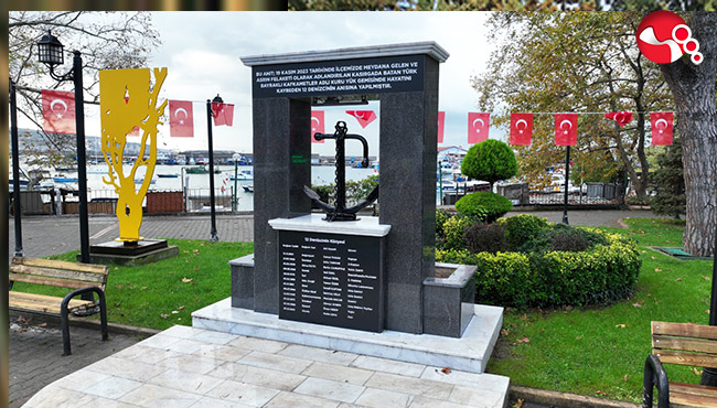 KDZ. EREĞLİ BELEDİYESİ, 12 DENİZCİ İÇİN ANIT YAPTIRDI