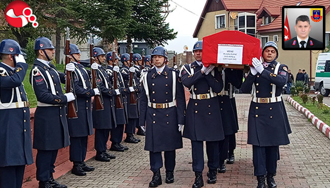 Jandarma Personeli sonsuzluğa uğurlandı
