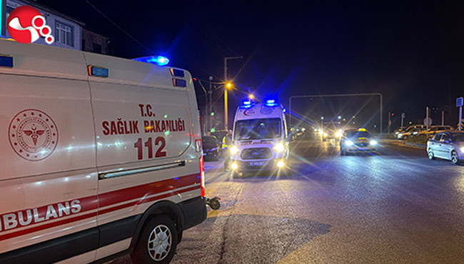 Yolun karşısına geçmeye çalışan adama çarptı