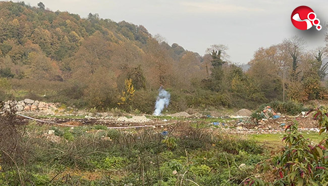 Doğalgaz borusu patladı