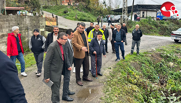 Kaymakam Yılmaz köy köy ziyaret ederek inceliyor.....