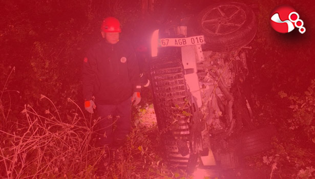 Şarampole uçtu!.....