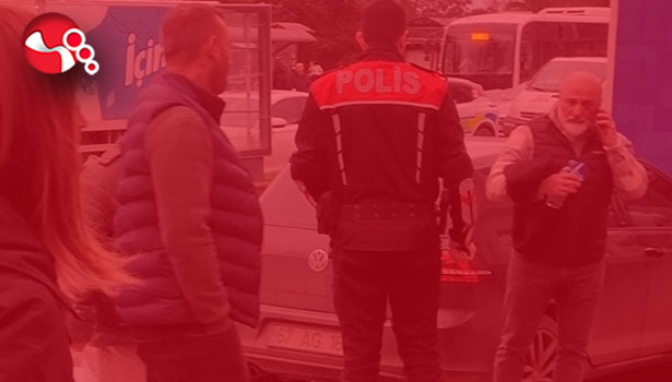 Yaya geçidinde tartışma!.....