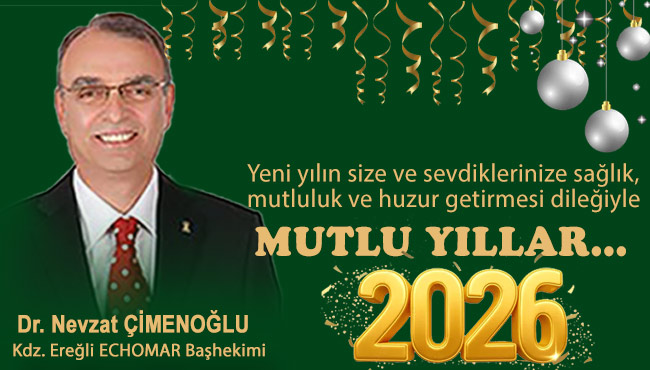 Yeni yılınız kutlu olsun…